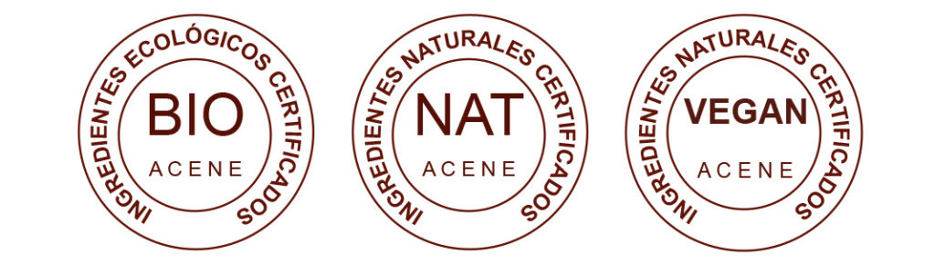 Certificación Acene, cosmética bio, natural y vegana